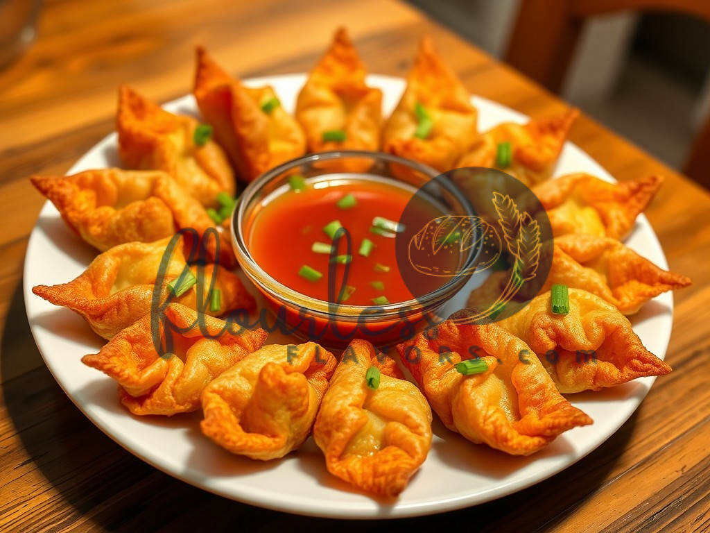 Air fry at 375°F for a light and crispy gluten free crab rangoon.