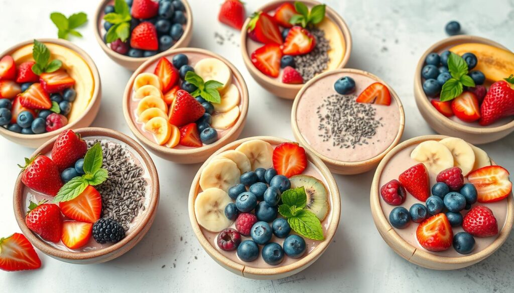 fruit-based smoothie bowls